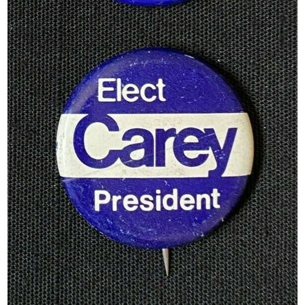 1976 Elect Carey President Button Vintage #2